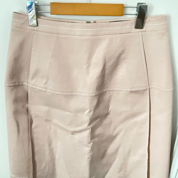 Piazza Sempione Salmon Pink A-Line Skirt - Picture 4 of 9